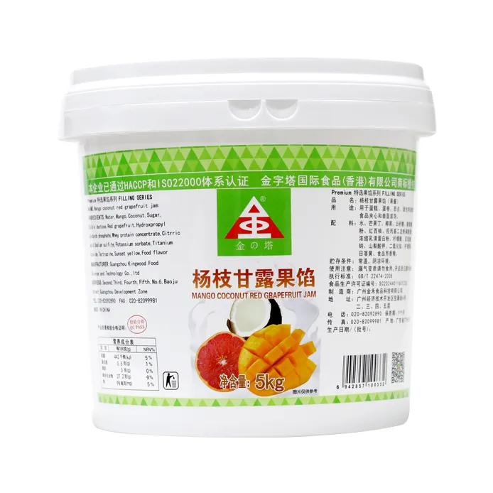 Mango Pomelo Coconut Dessert Filling